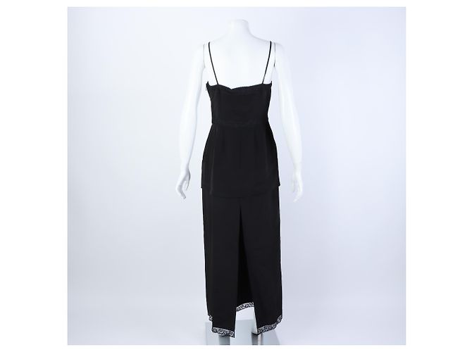 Vestido de encaje sin mangas de seda Gucci - vista 3