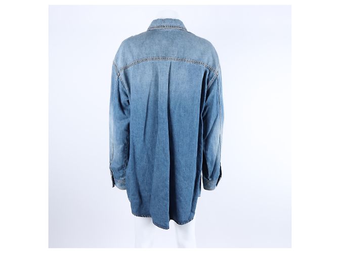 Camicia in denim a maniche lunghe Balenciaga - vista 3