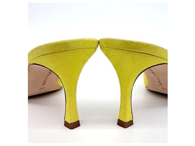Manolo Blahnik Mule in scamosciato - vista 3