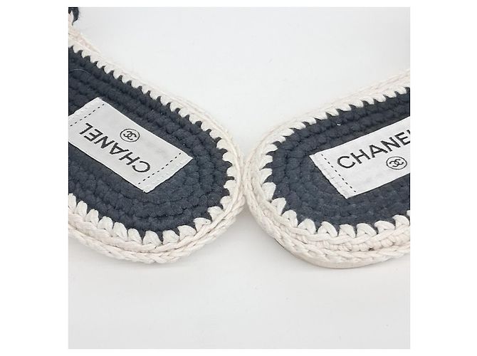 Ciabatte in maglia Chanel - vista 3