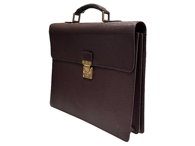 Louis Vuitton Borsa da uomo Tiger Bordeaux Rosso - vista 4