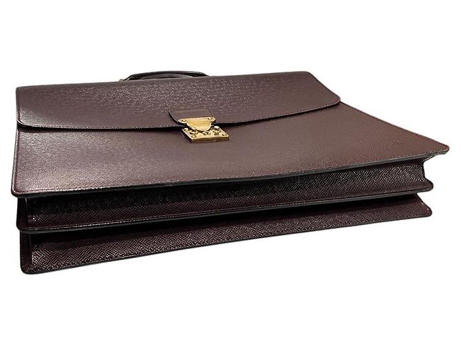 Louis Vuitton Borsa da uomo Tiger Bordeaux Rosso - vista 6