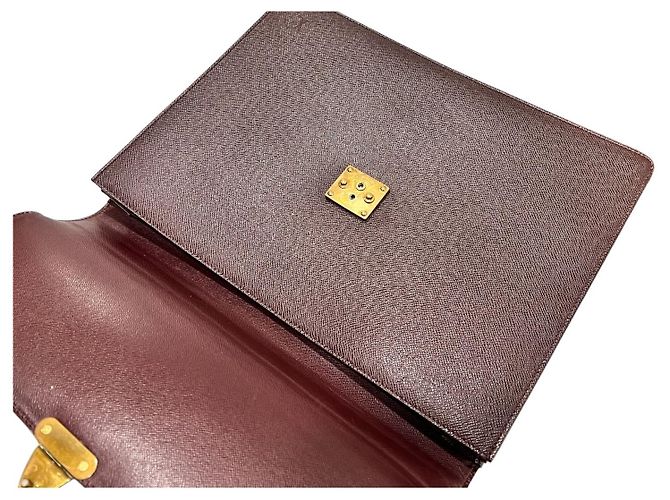 Louis Vuitton Borsa da uomo Tiger Bordeaux Rosso - vista 8