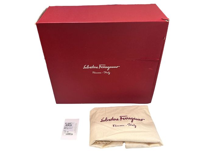 Salvatore Ferragamo Borsa a Spalla Donna Bara Kelly Blu Oxford - vista 9