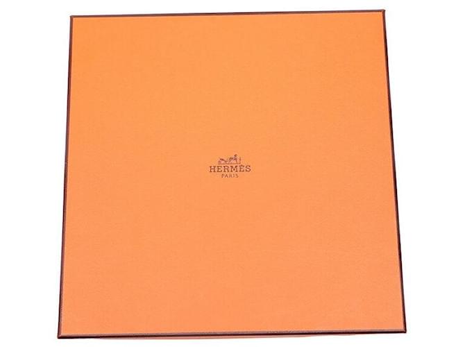 Hermès Sciarpa di seta color cammello Multicolore - vista 7