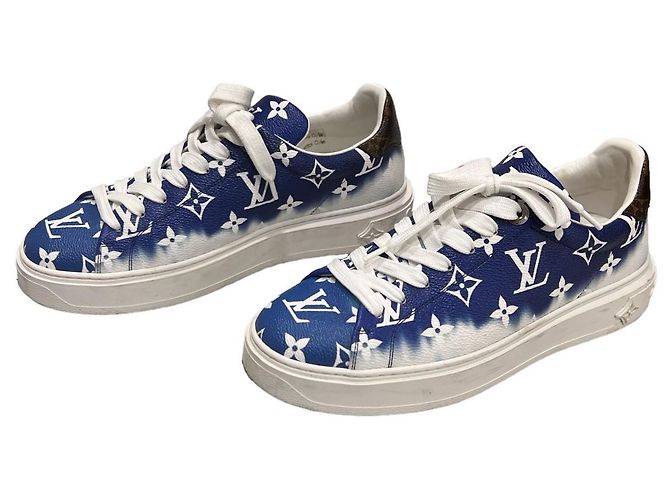 Louis Vuitton Sneakers da Donna Escal Blu - vista 3
