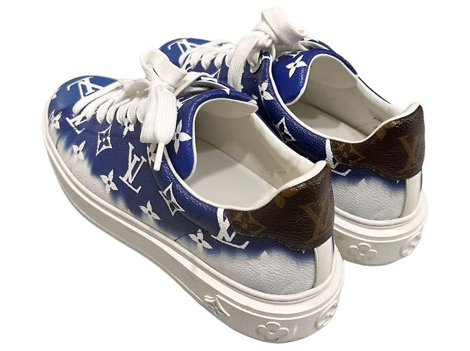 Louis Vuitton Sneakers da Donna Escal Blu - vista 5