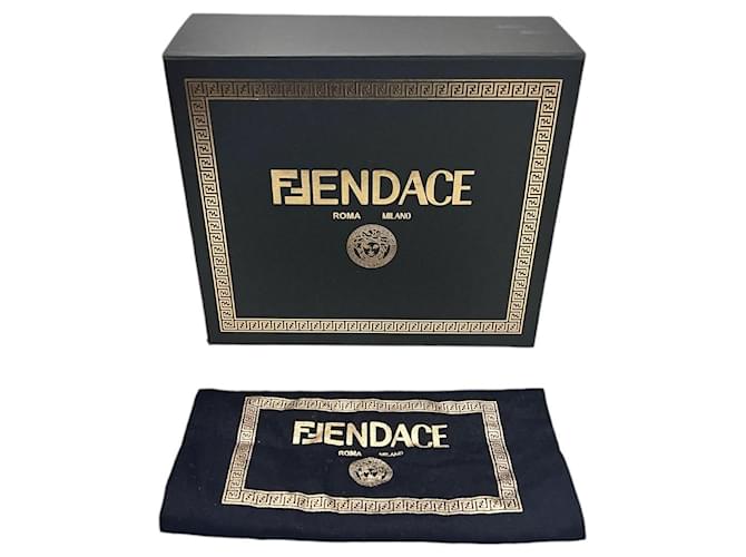 Versace Borsa Mini Shopper Panda Sunshine Multicolore - vista 8