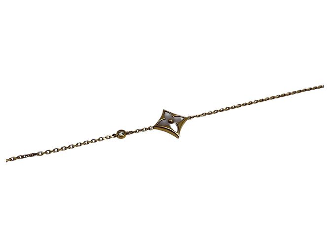 Louis Vuitton Bracciale BB Star Blossom Oro Rosa - vista 3