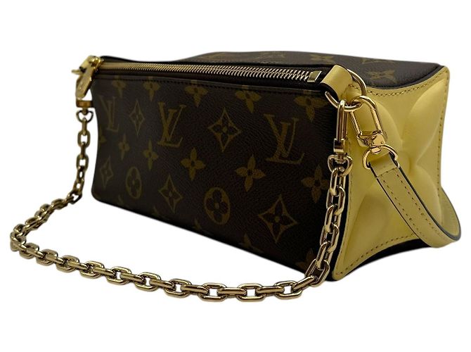 Louis Vuitton Pochette a tracolla Monogram Bloom Marrone - vista 3