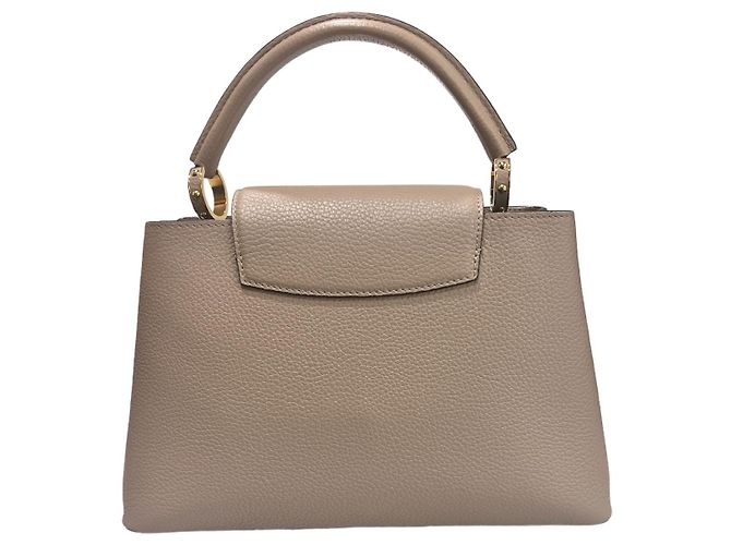 Capucines Louis Vuitton Borsa Tote PM Capucine Taupe Marrone - vista 5
