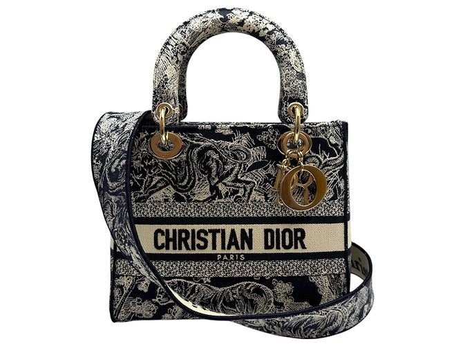 Dior Lady D-Lite Toadjui Reverse Mediano Azul - vista 10