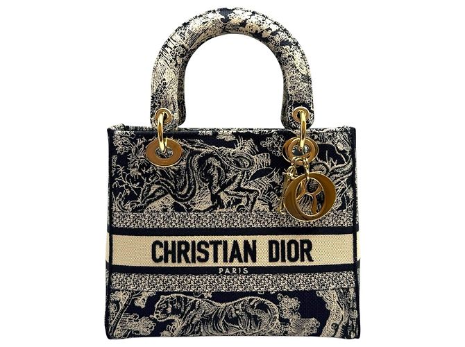 Dior Lady D-Lite Toadjui Reverse Mediano Azul - vista 2