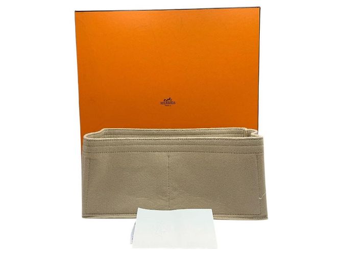 Hermès Bolsa Erbag Celie Berlin em tecido revestido azul ecru preto - vista 10