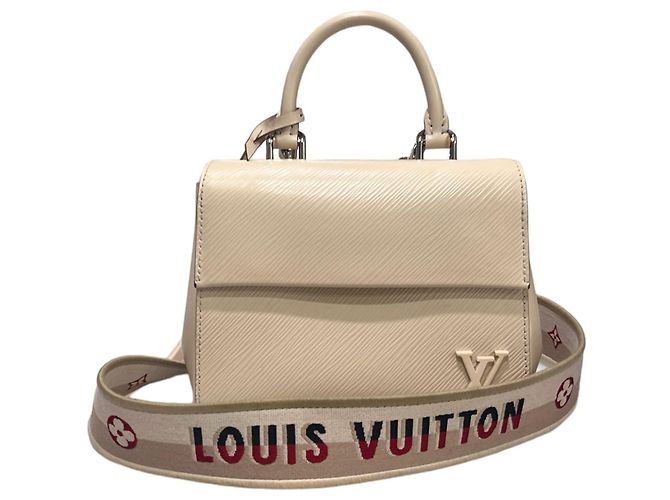 Louis Vuitton Borsa Tote Mini Cluny Quarzo Bianco - vista 2