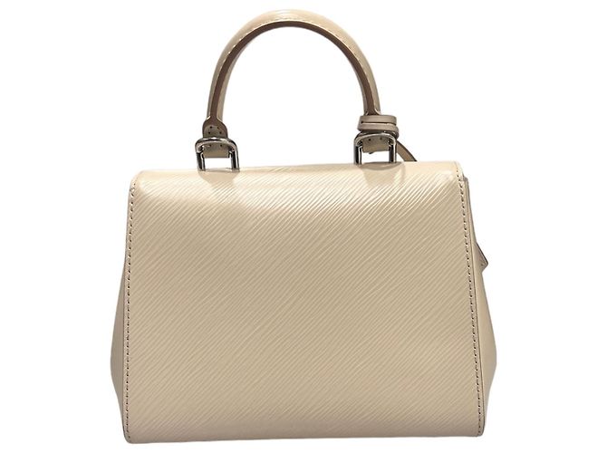 Louis Vuitton Borsa Tote Mini Cluny Quarzo Bianco - vista 4