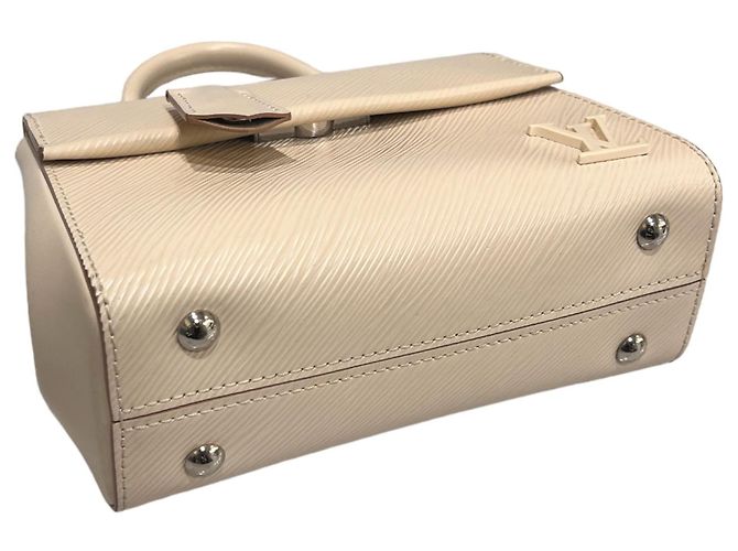 Louis Vuitton Borsa Tote Mini Cluny Quarzo Bianco - vista 5