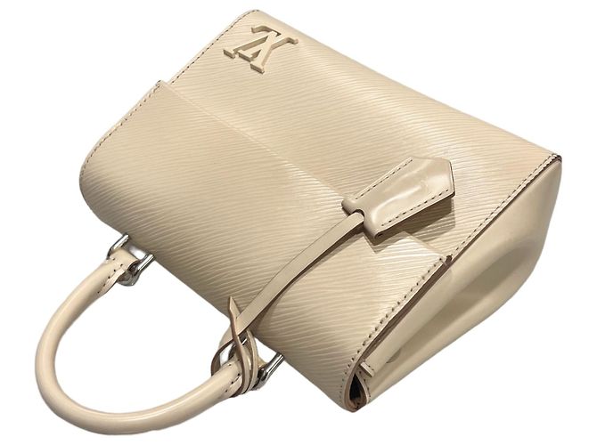 Louis Vuitton Borsa Tote Mini Cluny Quarzo Bianco - vista 6