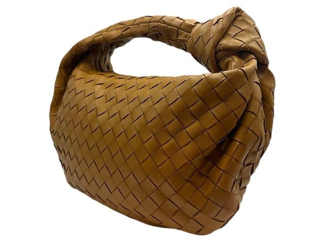 Bottega Veneta Borsa Jodie Tiny Caramello Marrone - vista 3