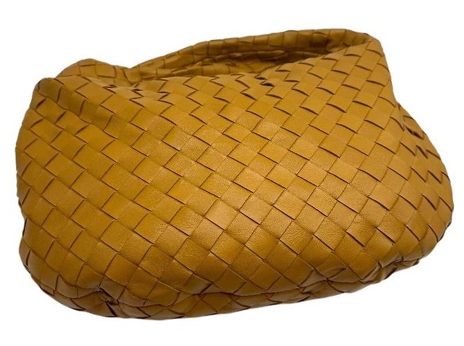 Bottega Veneta Borsa Jodie Tiny Caramello Marrone - vista 5
