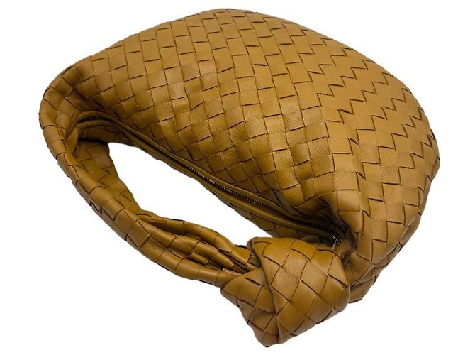 Bottega Veneta Borsa Jodie Tiny Caramello Marrone - vista 6