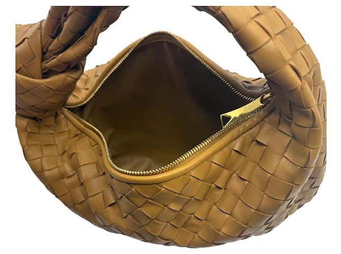 Bottega Veneta Borsa Jodie Tiny Caramello Marrone - vista 7