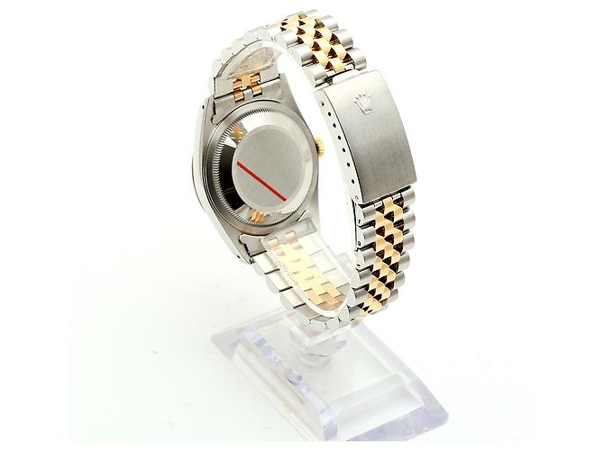 Rolex Relógio masculino Datejust combinação bordô com diamantes após ajuste certificado de nascimento Multicor - vista 6
