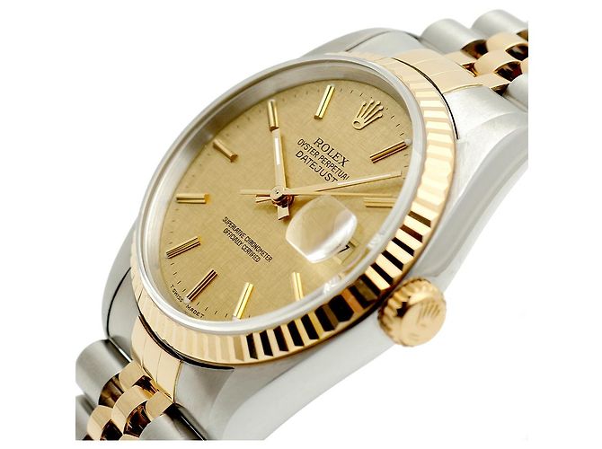 Rolex Orologio da uomo Datejust con quadrante Bokashi opaco e combinazione di materiali Multicolore - vista 10