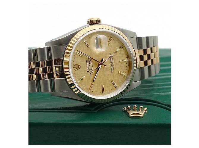 Rolex Orologio da uomo Datejust con quadrante Bokashi opaco e combinazione di materiali Multicolore - vista 24