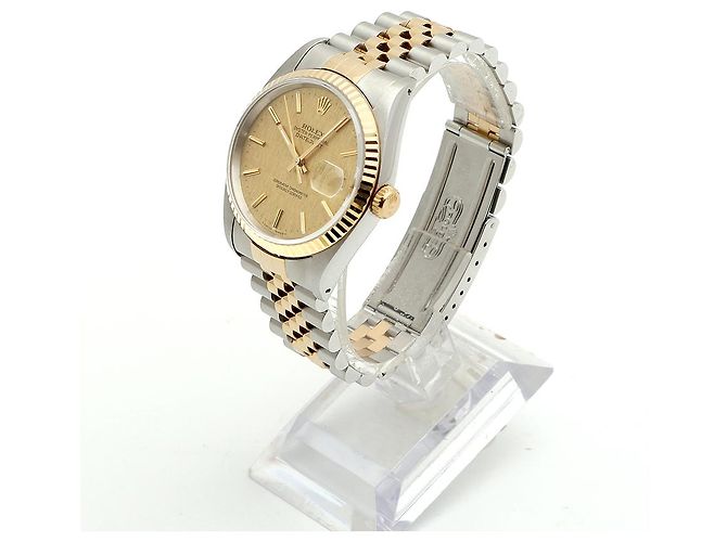 Rolex Orologio da uomo Datejust con quadrante Bokashi opaco e combinazione di materiali Multicolore - vista 4
