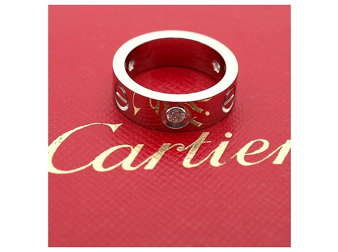 Love Cartier Liebesring Weißgold Diamant Klassisch Größe Box - Ansicht 10