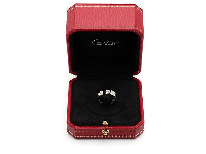 Love Cartier Liebesring Weißgold Diamant Klassisch Größe Box - Ansicht 12