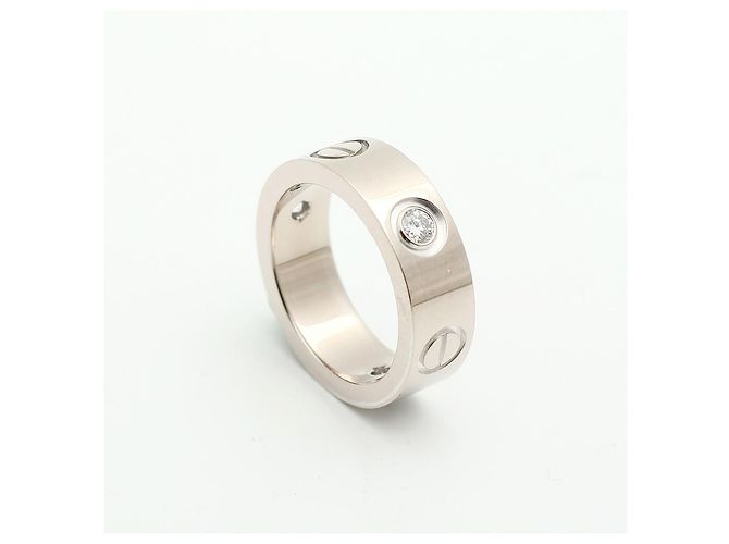Love Cartier Liebesring Weißgold Diamant Klassisch Größe Box - Ansicht 2