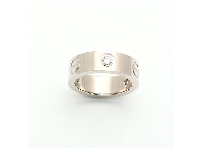 Love Cartier Liebesring Weißgold Diamant Klassisch Größe Box - Ansicht 4