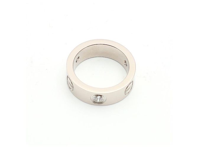 Love Cartier Liebesring Weißgold Diamant Klassisch Größe Box - Ansicht 5