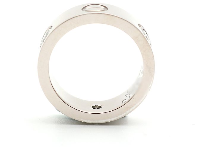 Love Cartier Liebesring Weißgold Diamant Klassisch Größe Box - Ansicht 6