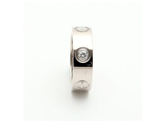 Love Cartier Liebesring Weißgold Diamant Klassisch Größe Box - Ansicht 7