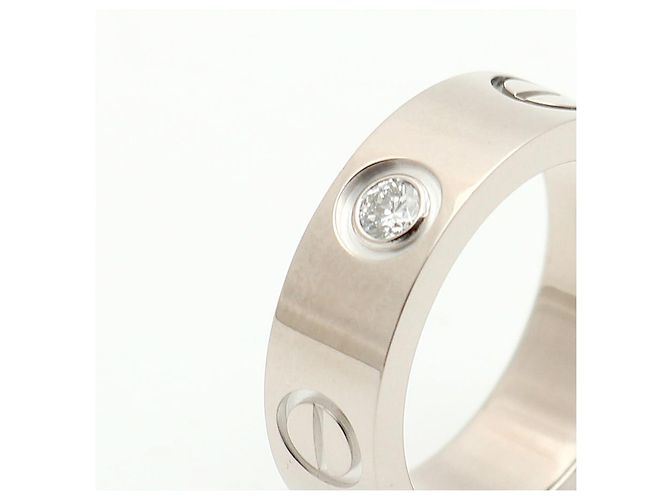 Love Cartier Liebesring Weißgold Diamant Klassisch Größe Box - Ansicht 8