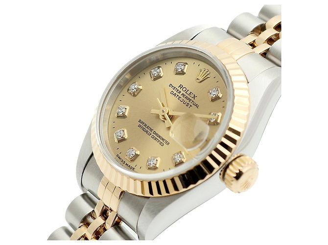 Rolex Relógio feminino Datejust com combinação de diamantes após ajuste Multicor - vista 10