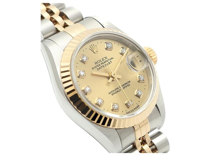 Rolex Relógio feminino Datejust com combinação de diamantes após ajuste Multicor - vista 11