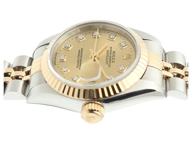 Rolex Relógio feminino Datejust com combinação de diamantes após ajuste Multicor - vista 12