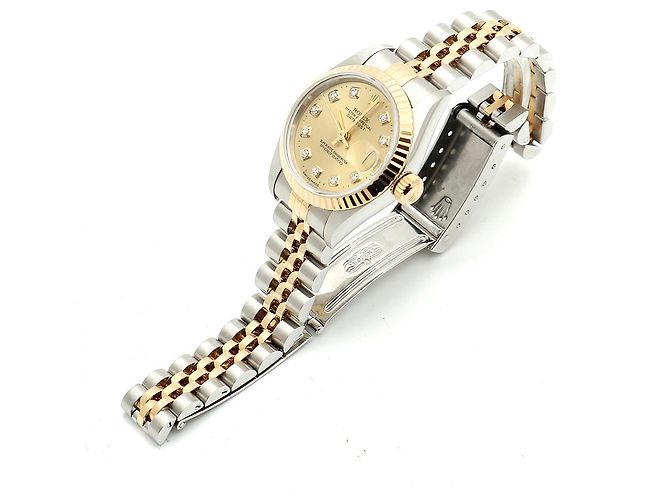 Rolex Relógio feminino Datejust com combinação de diamantes após ajuste Multicor - vista 14