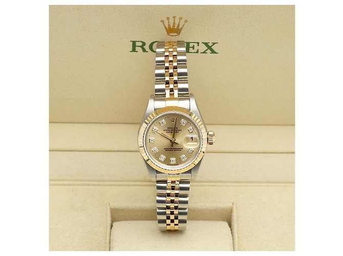 Rolex Relógio feminino Datejust com combinação de diamantes após ajuste Multicor - vista 2
