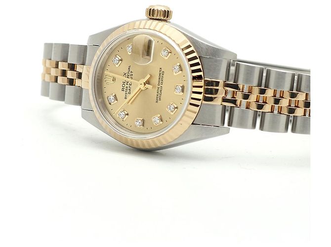 Rolex Relógio feminino Datejust com combinação de diamantes após ajuste Multicor - vista 20
