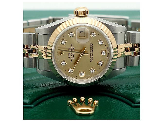 Rolex Relógio feminino Datejust com combinação de diamantes após ajuste Multicor - vista 25