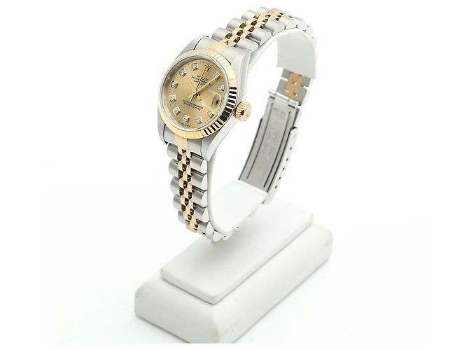 Rolex Relógio feminino Datejust com combinação de diamantes após ajuste Multicor - vista 4