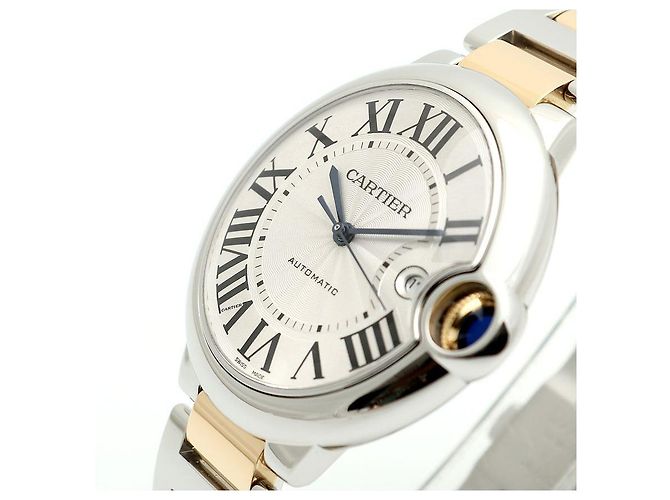 Cartier Orologio automatico da uomo Ballon Bleu in combinazione di oro giallo - vista 10