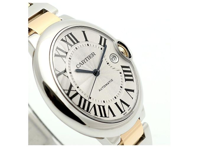 Cartier Orologio automatico da uomo Ballon Bleu in combinazione di oro giallo - vista 12