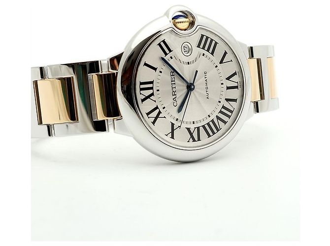 Cartier Orologio automatico da uomo Ballon Bleu in combinazione di oro giallo - vista 19