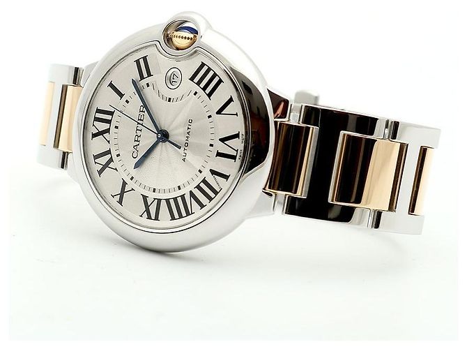 Cartier Orologio automatico da uomo Ballon Bleu in combinazione di oro giallo - vista 20